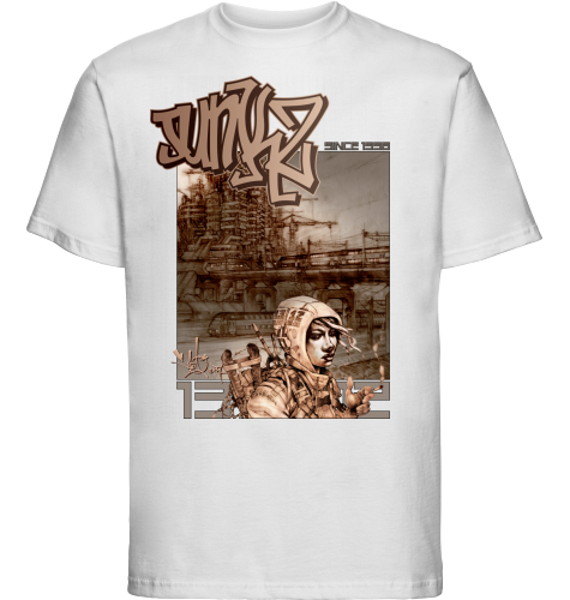 JUNKZ Cover 38 / Schwarz/Weiss oder Original Farbe / T-Shirt